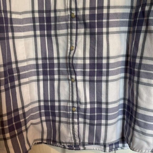 Jachs Girlfriend women’s white pearl snap long sleeve shirt size XXL - Picture 4 of 9